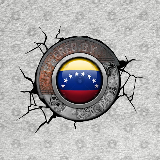 Venezuela Steampunk Engine Powered By Venezuelan National Pride by HappyGiftArt